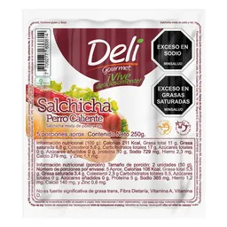 Salchicha Perro Caliente Deli Gourmet