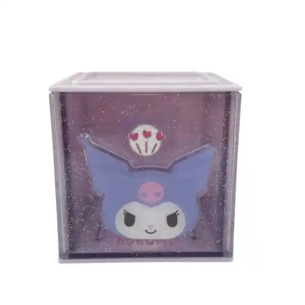 Organizador Plástico Acrílico Kuromi Sanrio Miniso