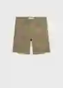 Bermuda Nepto Khaki Talla 42 Hombre Mango