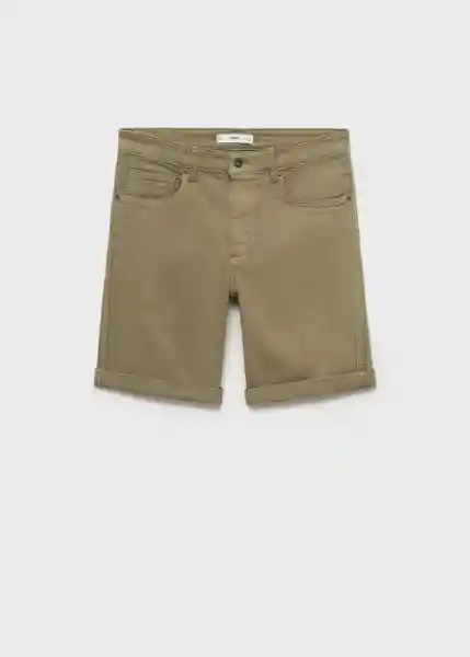 Bermuda Nepto Khaki Talla 42 Hombre Mango