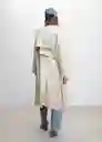 Abrigo Trench Morisca Piedra Talla M Mujer Mango