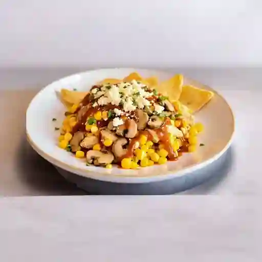 Mazorca Pollo Con Champinon