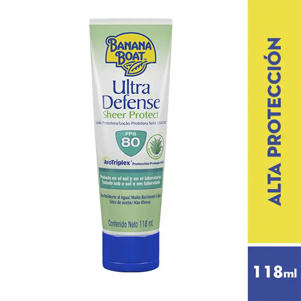 Banana Boat Protector Solar Ultra Defense Fps 80