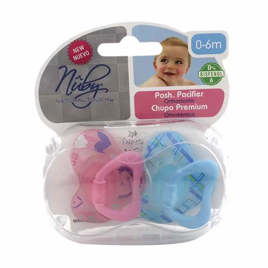 Nuby Chupo De Entretenimiento 0 6 Meses