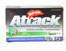 Attack Antipulgas Para Perro Hasta 5 Kg 1 Pipeta