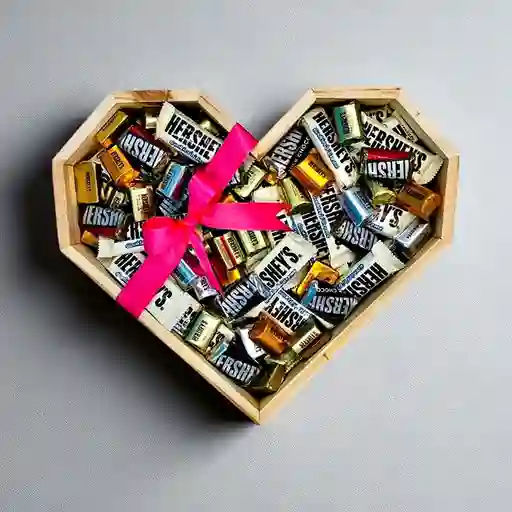 Choco Hersheys Geometric Heart Tray