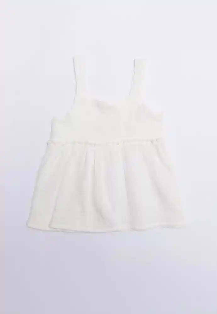 Blusa Manga Sisa 4t-blanco