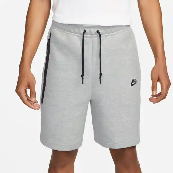 Nike Short Tch Flc Para Hombre Gris Talla L