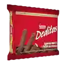 Galletas DEDITOS cubiertas con sabor a chocolate x 23g