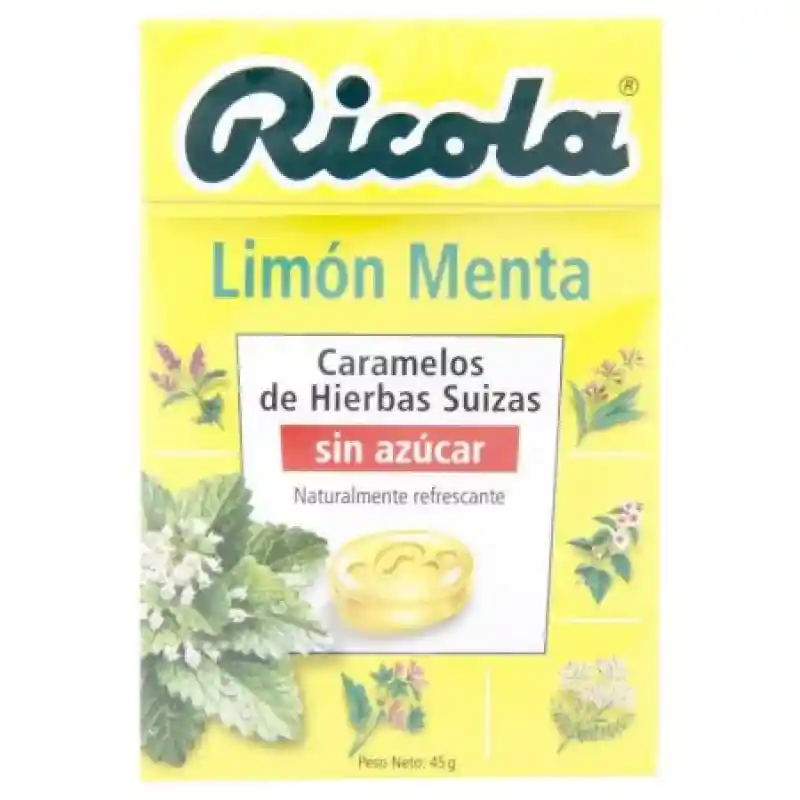 Ricola Caramelos de Hierbas Suizas sin Azúcar