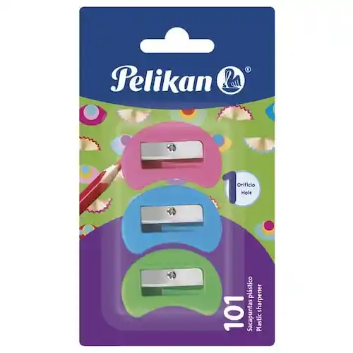 Pelikan Sacapuntas Plástico Colores Surtidos