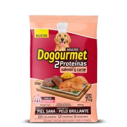 Dogourmet Alimento para Perro Adulto Sabor Salmon y Carne 