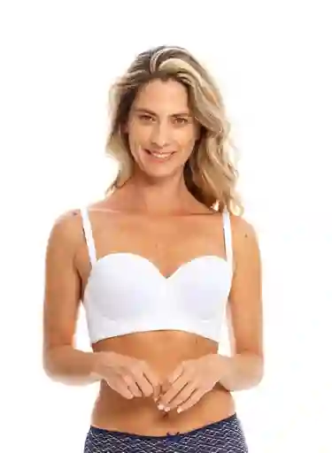 Brasier Dama Blanco Talla 36 Bronzini Woman