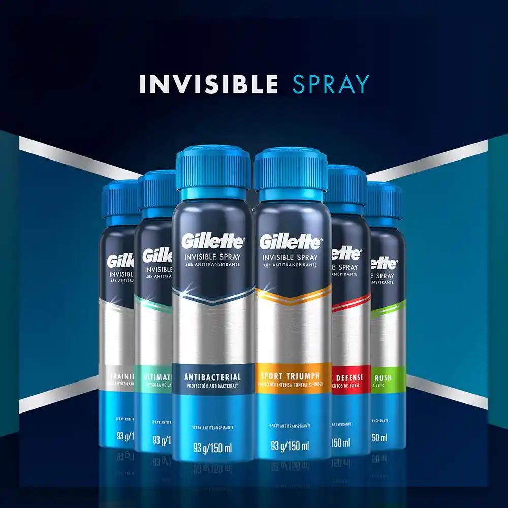 Gillette Antitranspirante Sport Triumph en Spray 