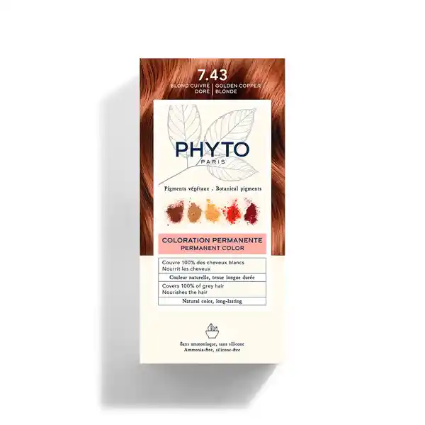 Phyto Coloration Color Rubio Dorado Cobrizo 7.4