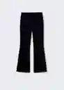 Leggings Velis Negro Talla 07 Niñas Mango