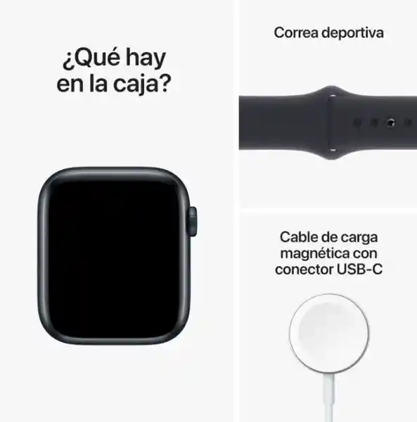 Apple Watch Se Gps + Cellular Correa Deportiva Medianoche 44 mm