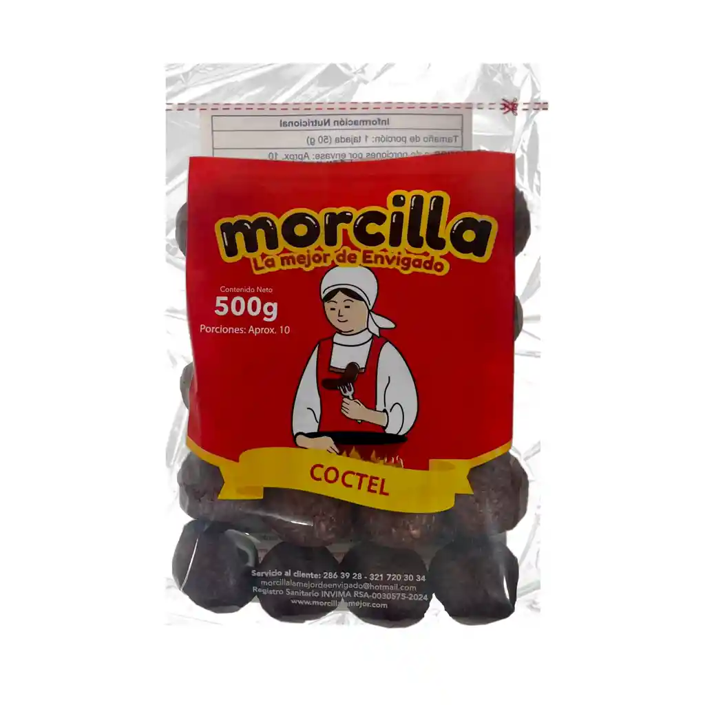 Morcilla Coctel La Mejor de Envig *500gr