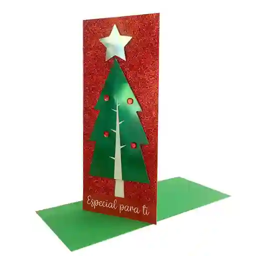 Tarjeta Navidad Billete Rtn Nico Rtn