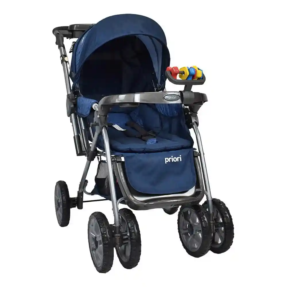 Coche Cuna Bebé Reversible Supra Azul de Priori Priori Supra Azul