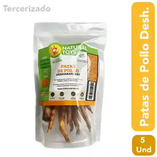 Natural Toys Snack Patas de Gallina Deshidratadas 6 Unidades