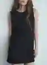 Vestido Alexa Marino Talla 24 Mujer Mango