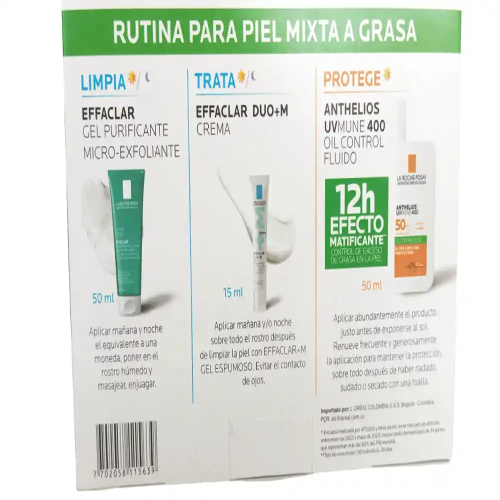 Kit La Roche Posay Protector Solar Anthelios Uvmune Oil Sp50 + Obsequio