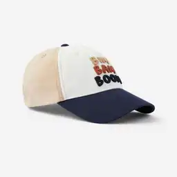 Gorra Con Ajuste De Velcro Para Niños Domyos 500 Blanco/azul
