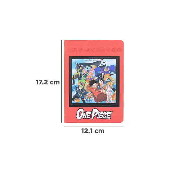Cuaderno de Tapa Dura B 80 Hojas Serie One Piece Miniso