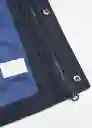 Abrigo Parka Hugo Navy Talla 08 Niños Mango