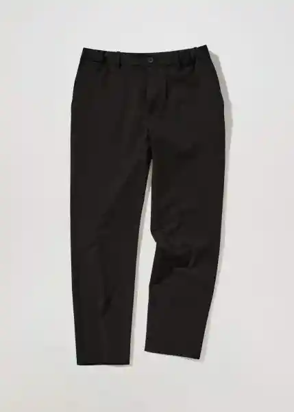 Pantalón Bologna Negro Talla 44 Hombre Mango