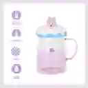Taza Con Tapa y Baby Cooky Bt21 Miniso