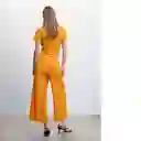 Pantalón Amura-H Naranja Talla S Mujer Mango