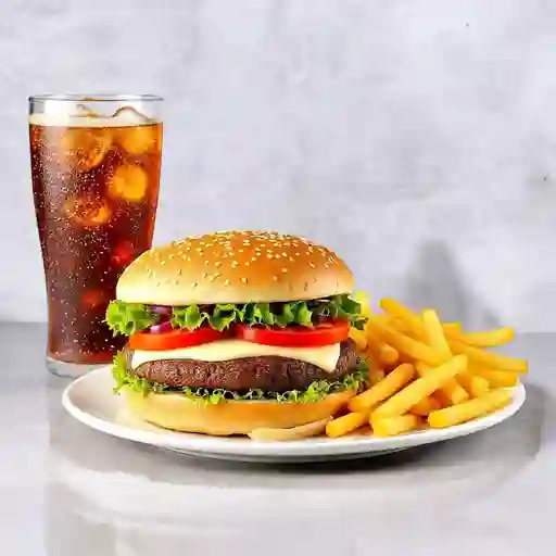 Combo Hamburguesa Sencilla