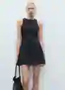 Vestido Blossom Tejano Soft Talla M Mujer Mango