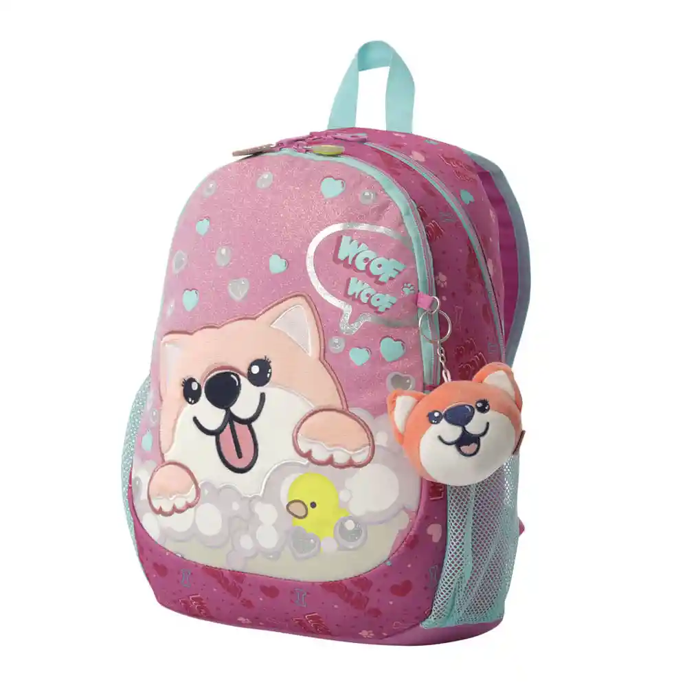 Morral Totto Kids Doggy Love M Rosado