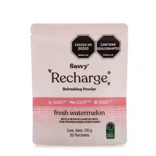 Recharge Refreshing Watermelon - Savvy Doypack 20 Uds