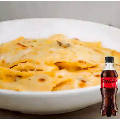 Raviolone de Pollo&Champiñones +Cocacola S/az 400ml