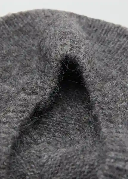 Gorro Beri Gris Medio Vigore Talla 99 Mujer Mango