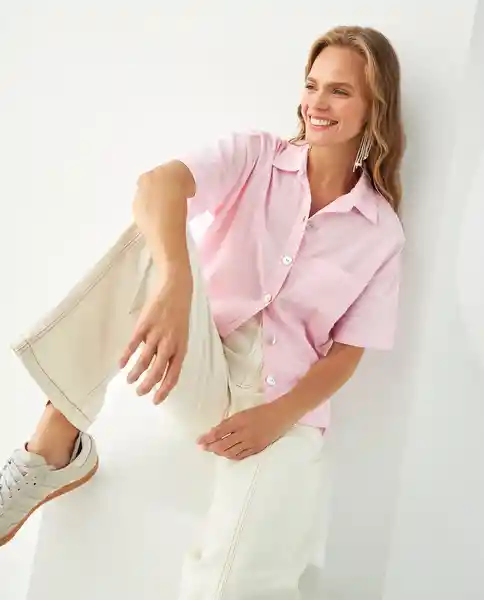 Camisa Rosa Talla XS 611F028 142806 Esprit