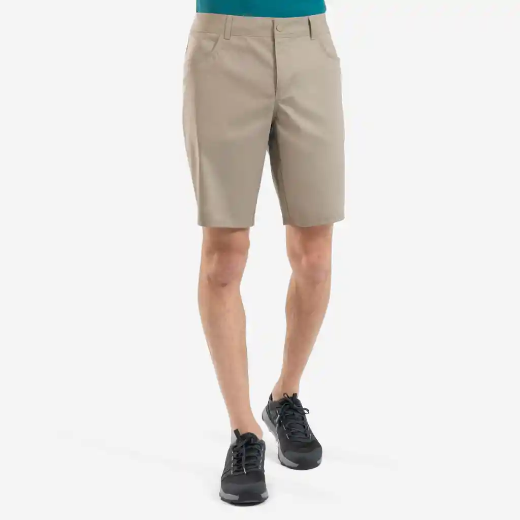 Pantaloneta Senderismo Hombre - Nh100 Beige