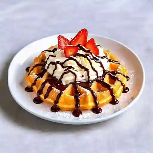 Funnel Cake Chocolate y Frutos Rojos