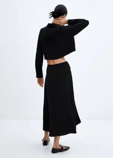 Falda Lia-W Negro Talla S Mujer Mango