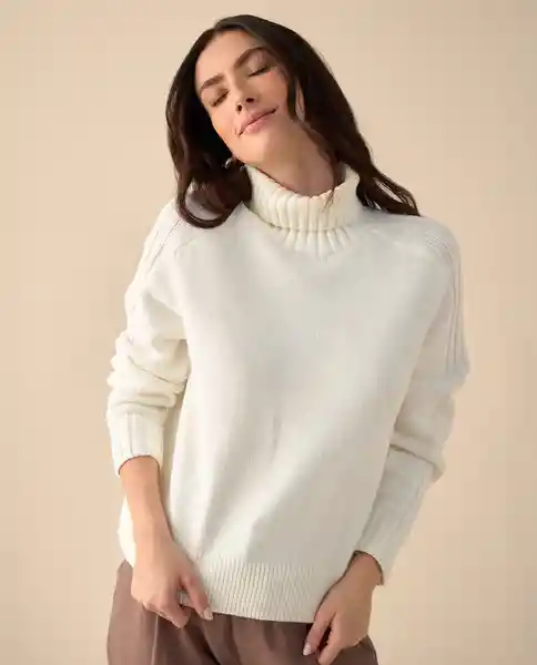 Suéter Tejido Crudo Puro Claro Talla L 461G200 Esprit