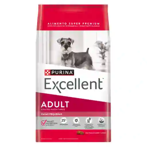 Comida para perros EXCELLENT ADULT Razas Pequeñas x 3 kg