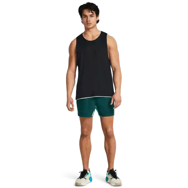 Under Armour Short 5 Training Hombre Verde LG 1384217-449