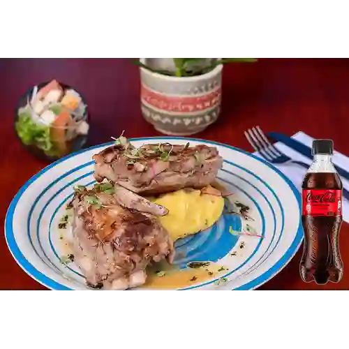 Costillas en Bbq de Manzanas +Cocacola S/az 400ml