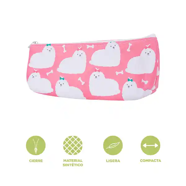 Lapicera de la Serie Stick Rosa Serie Puppy Miniso