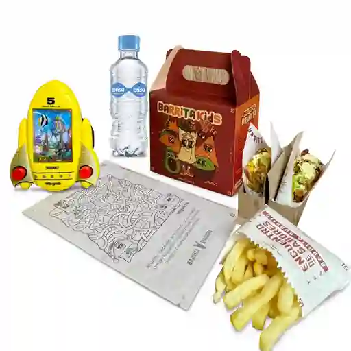 Menu infantil barrita kids