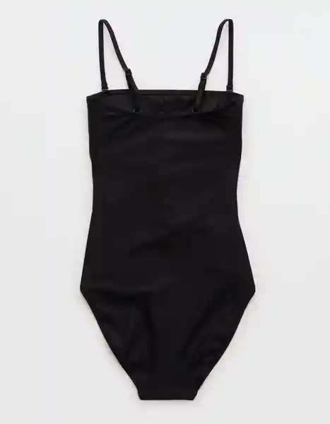 Vestido Baño Entero Negro Talla: MEDIUM 6091073 American Eagle
